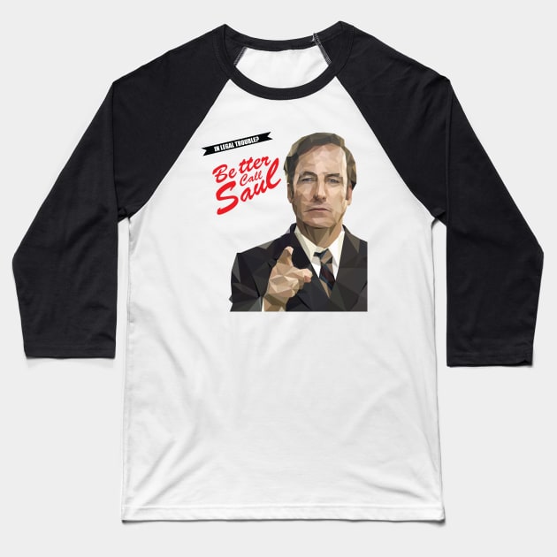 Better Call Saul Baseball T-Shirt by Hermanitas Design